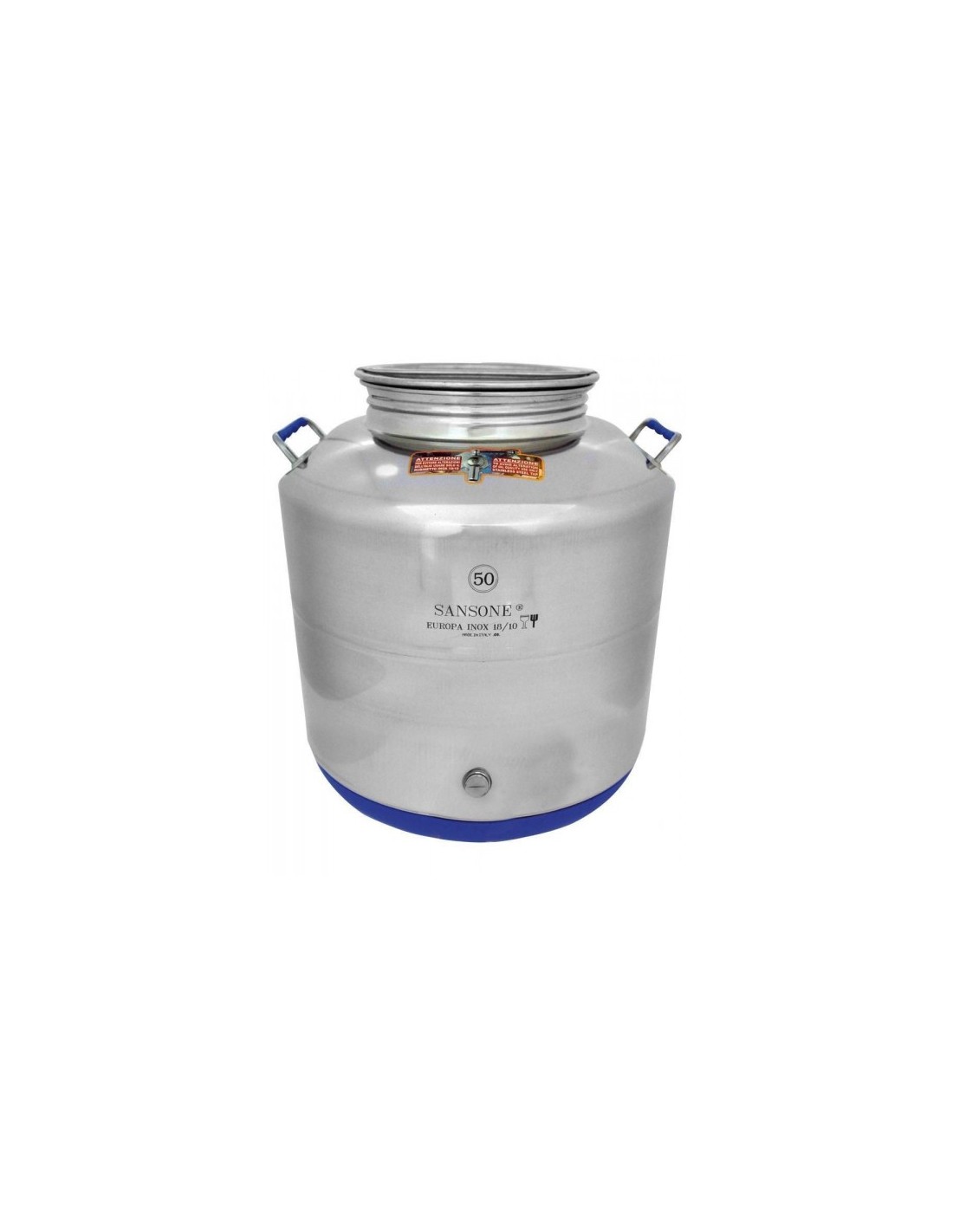 FUSTI E BIDONI: vendita online Bidone Europa in acciaio inox, 50LT in offerta