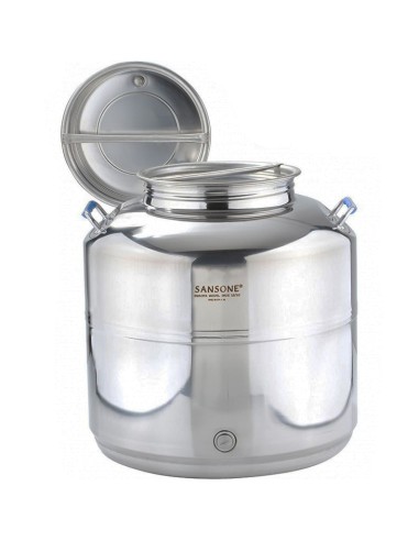 FUSTI E BIDONI: vendita online BIDONE EUROPA IN ACCIAIO INOX 15 LT in offerta