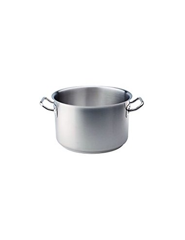 PENTOLE E COPERCHI ACCIAIO: vendita online CASSERUOLA ALTA IN ACCIAIO INOX 2 MANICI 36 CM BALDASSARE AGNELLI in offerta