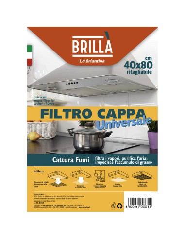 FERRAMENTA: vendita online FILTRO PER CAPPA CM.40X80 LA BRIANTINA in offerta