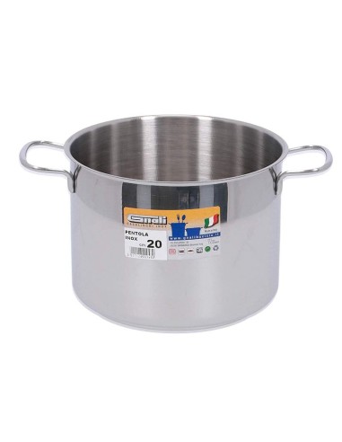 PENTOLE - COPERCHI ACCIAIO: vendita online PENTOLA P220 20CM INOX REALTERM in offerta