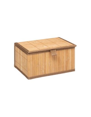 PORTABIANCHERIA VIMINI: vendita online PANIERE IN BAMBOO 24 x 18 x 12 cm in offerta