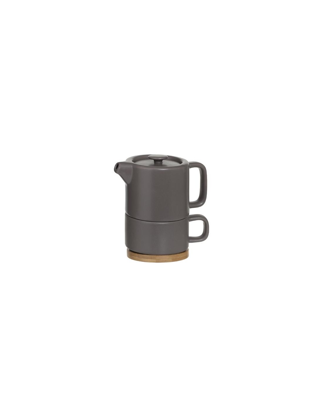 LATTIERE E THEIERE: vendita online THEIERA 160724A NATURAL C/TAZZA TORTORA in offerta