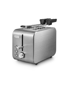 PIASTRE - TOSTAPANE - BISTECCHIERE: vendita online TOSTAPANE 2 FETTE CROMATO 550W CTX2203 DE LONGHI in offerta 2