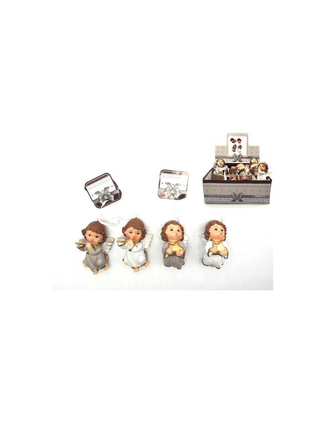 SFERE E PENDAGLI: vendita online ANGIOLETTO DA APPENDERE 9X5,5X5,5CM ASSORTITO in offerta
