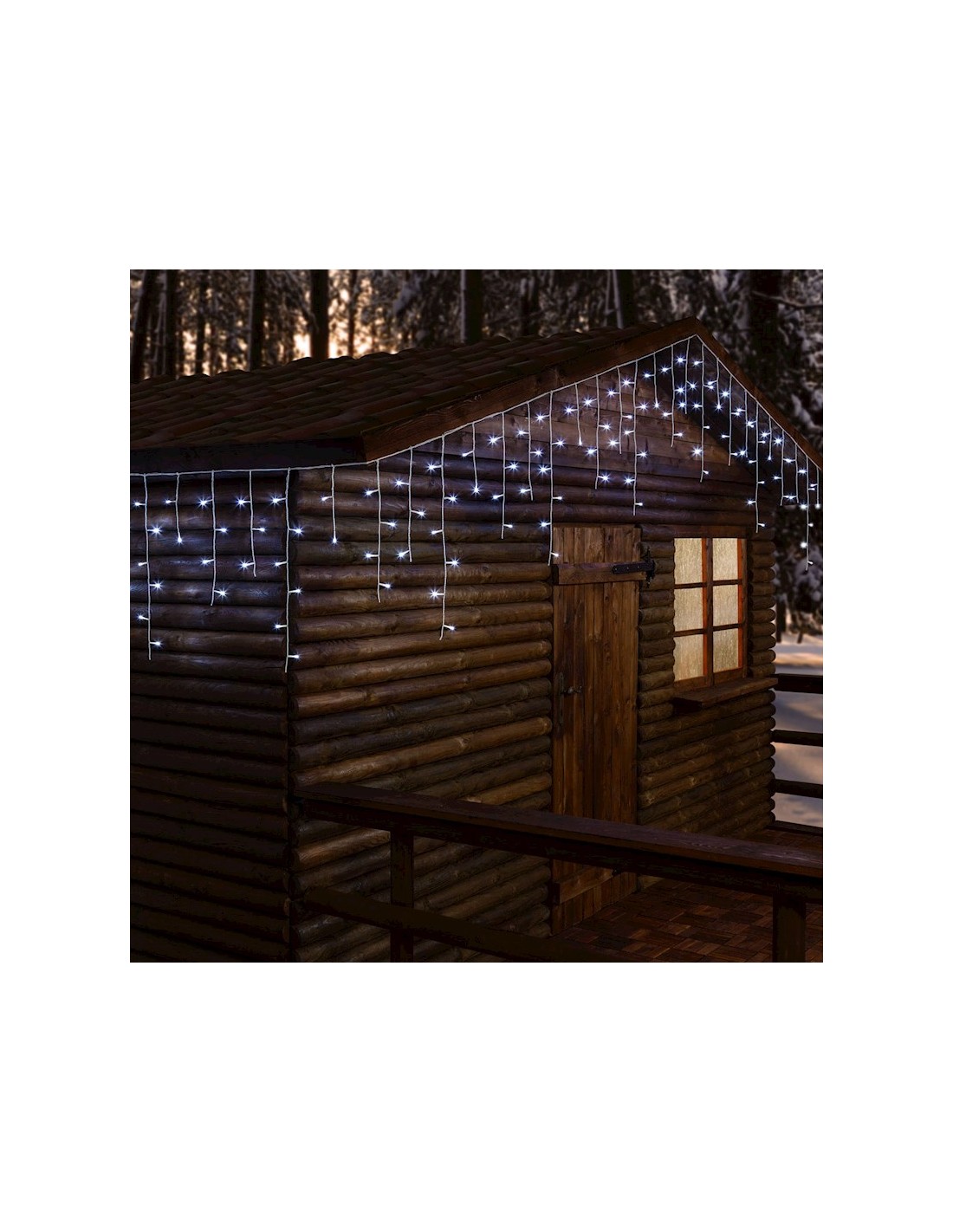 LUCI DI NATALE: vendita online ICE LIGHT 480 LED Bianco Ø5mm di Natale, La Magia di Natale per Illuminare la Tua Casa in offerta