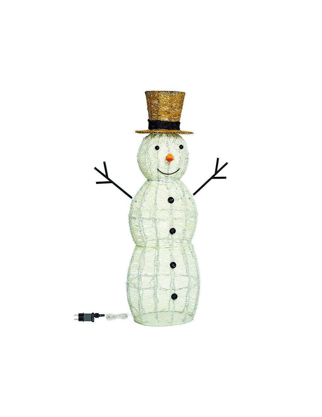 LUCI DI NATALE: vendita online Pupazzo di Neve 3D H105CM di Natale, La Magia di Natale per la Tua Casa, 220 LED Traditional i...