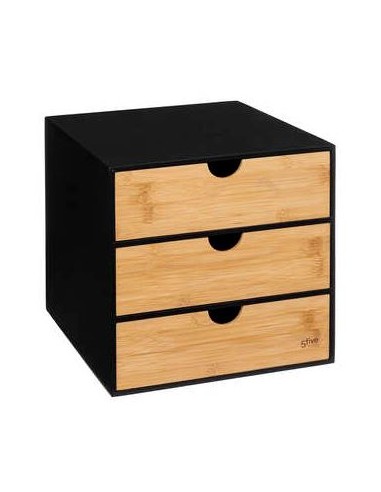 CASSETTIERE: vendita online CASSETTIERA DA TAVOLO 181364 3 CASSETTI BAMBOO 25X31X25CM in offerta