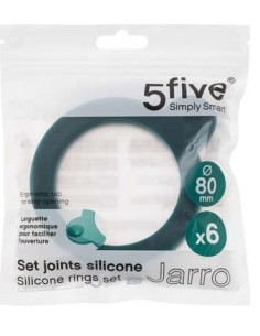 ACCESSORI VARI: vendita online SET 6 GUARNIZIONI 189558 8CM SILICONE in offerta