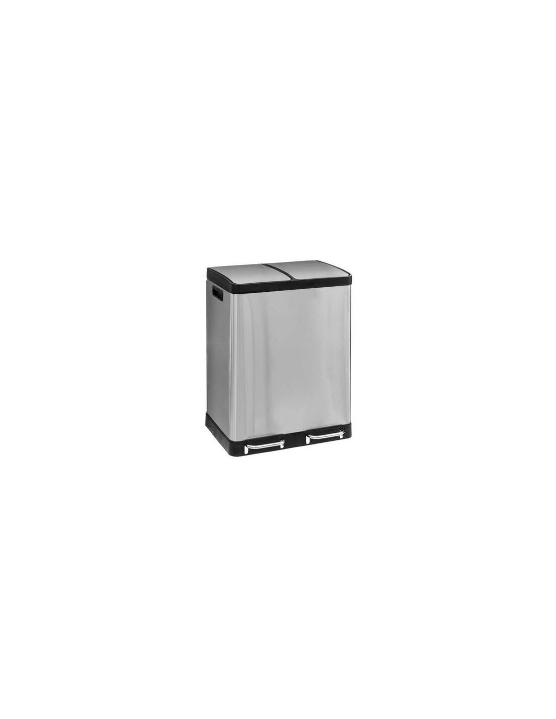 PATTUMIERE: vendita online PATTUMIERA DOPPIA 186157A ARIANE 30+30LT INOX ARGENTO in offerta