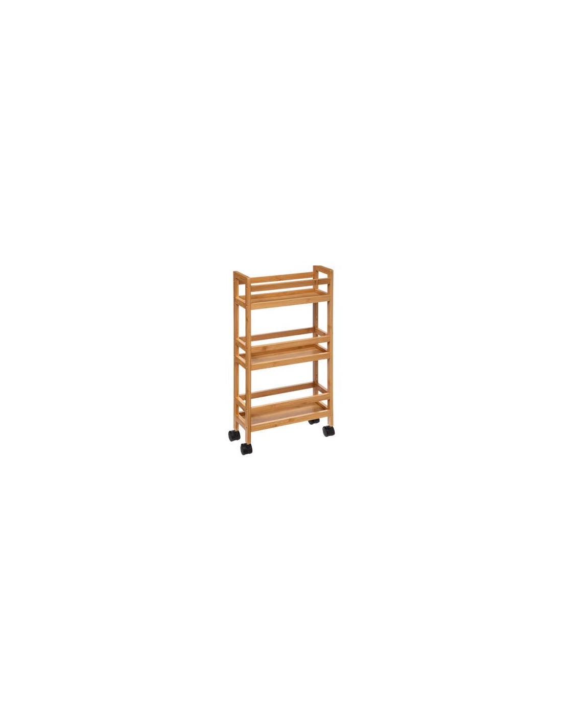 CARRELLI E MENSOLE: vendita online CARRELLO 174521 3 PIANI BAMBOO 36X15X75CM in offerta