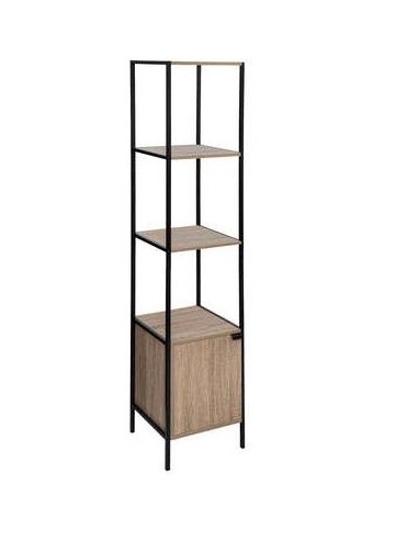 MOBILETTI E CONSOLE: vendita online SCAFFALE 181379 ALIAJ 35X35X176CM EFFETTO ROVERE NATURALE in offerta