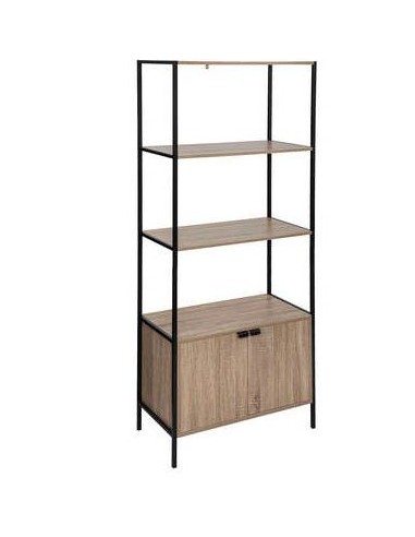 MOBILETTI E CONSOLE: vendita online LIBRERIA 181381 ALIAJ 68X35X176CM EFFETTO ROVERE NATURALE in offerta