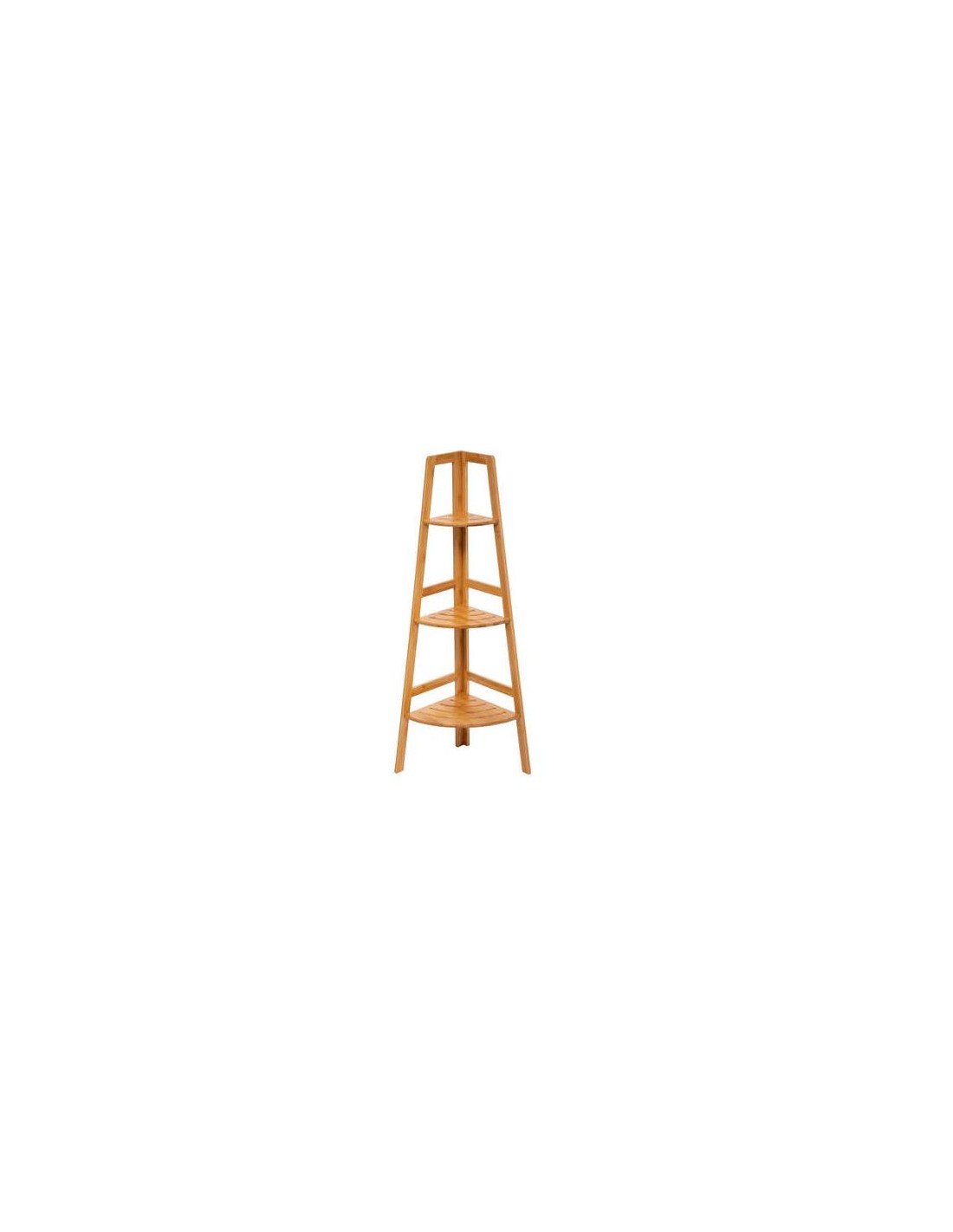 SPECCHI E MOBILETTI: vendita online SCAFFALE ANGOLARE 174519 BAMBOO 3 PIANI 32X32X103CM in offerta