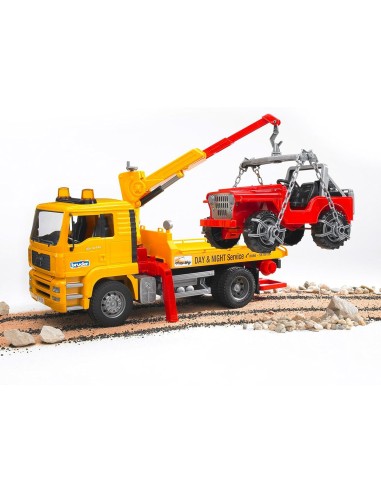 GIOCHI BOY: vendita online CAMION MAN TGA41440 CON JEEP 2750 BRUDER SPIELWAREN in offerta