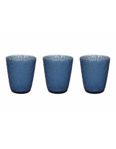 BICCHIERI ACQUA VINO BIBITA: vendita online Set 3 Calici Davor Blu 250 ml – Vetro Elegante Tognana Davor in offerta