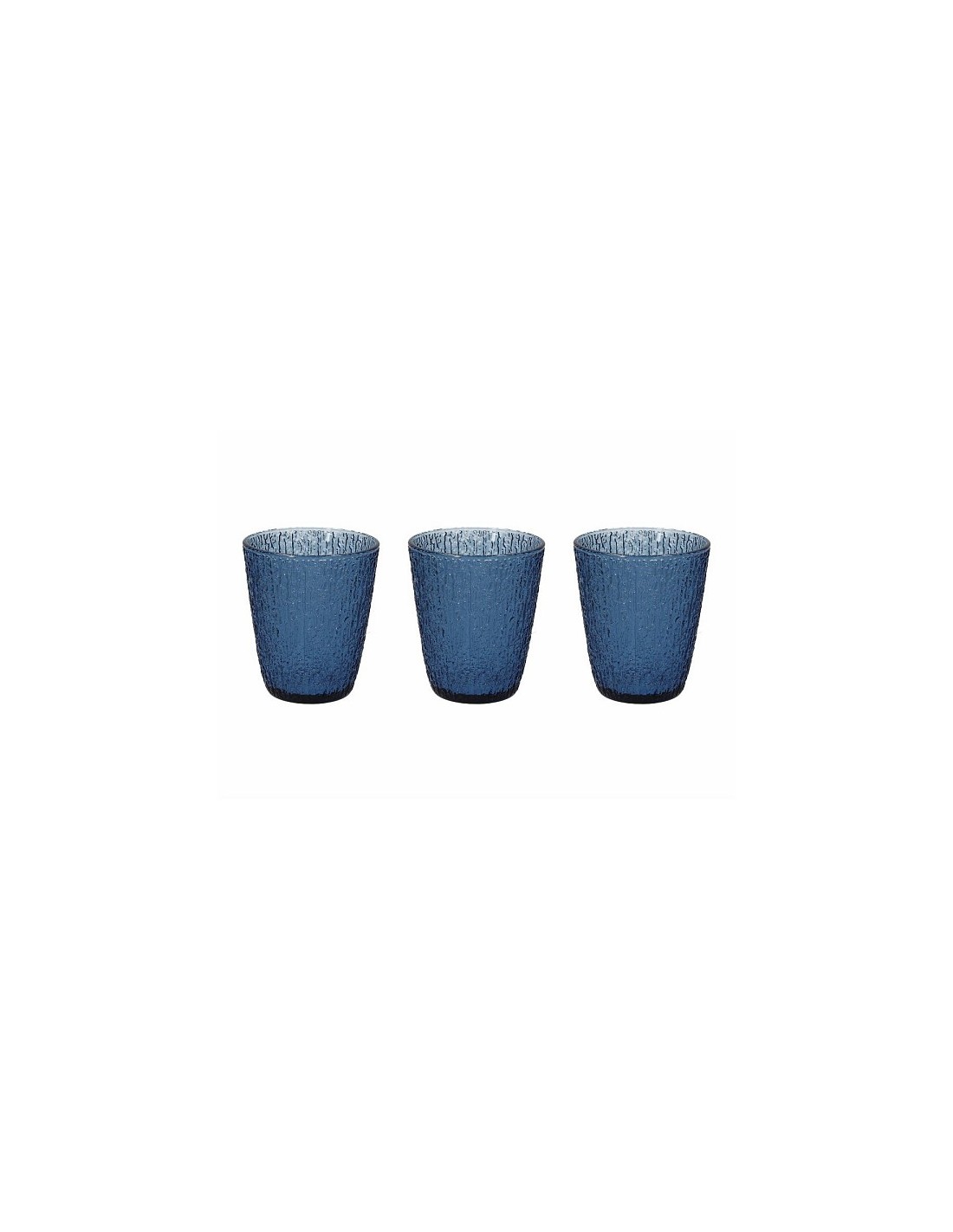 BICCHIERI ACQUA VINO BIBITA: vendita online Set 3 Calici Davor Blu 250 ml – Vetro Elegante Tognana Davor in offerta