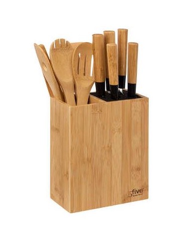 UTENSILI CUCINA: vendita online SET UTENSILI CUCINA 189690 BAMBOO CON COLTELLI in offerta