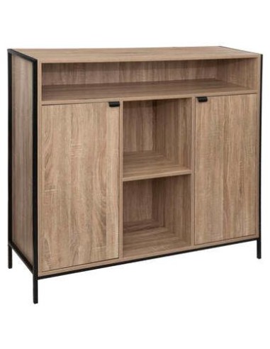 MOBILETTI E CONSOLE: vendita online CREDENZA 181371 ALIAJ 2ANTE 114X37X110CM EFFETTO ROVERE NATURALE in offerta