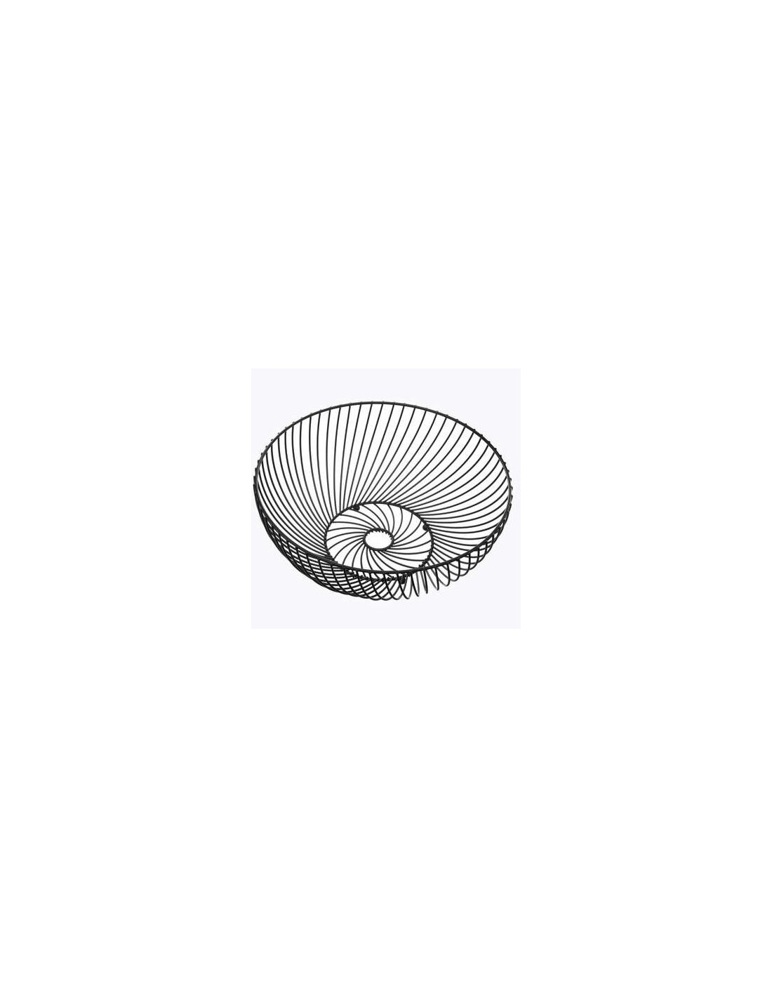 TAVOLA E CUCINA: vendita online CESTINO 154008B METALLO 30CM NERO in offerta