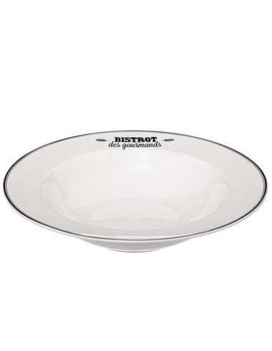 PIATTI: vendita online PIATTO FONDO 154994 BISTROT 27CM BIANCO in offerta