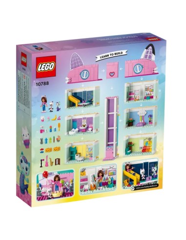 GIOCATTOLO PUBBLICIZZATO: vendita online LEGO La Casa delle Bambole di Gabby, Casa Giocattolo a 4 Piani e 8 Stanze, Con Perso...