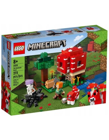 GIOCATTOLO PUBBLICIZZATO: vendita online MINECRAFT 21179 CASA FUNGO in offerta