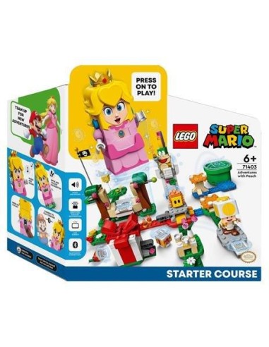GIOCATTOLO PUBBLICIZZATO: vendita online LEGO Super Mario Starter Pack Avventure di Peach 71403, Set da Costruire con Princip...