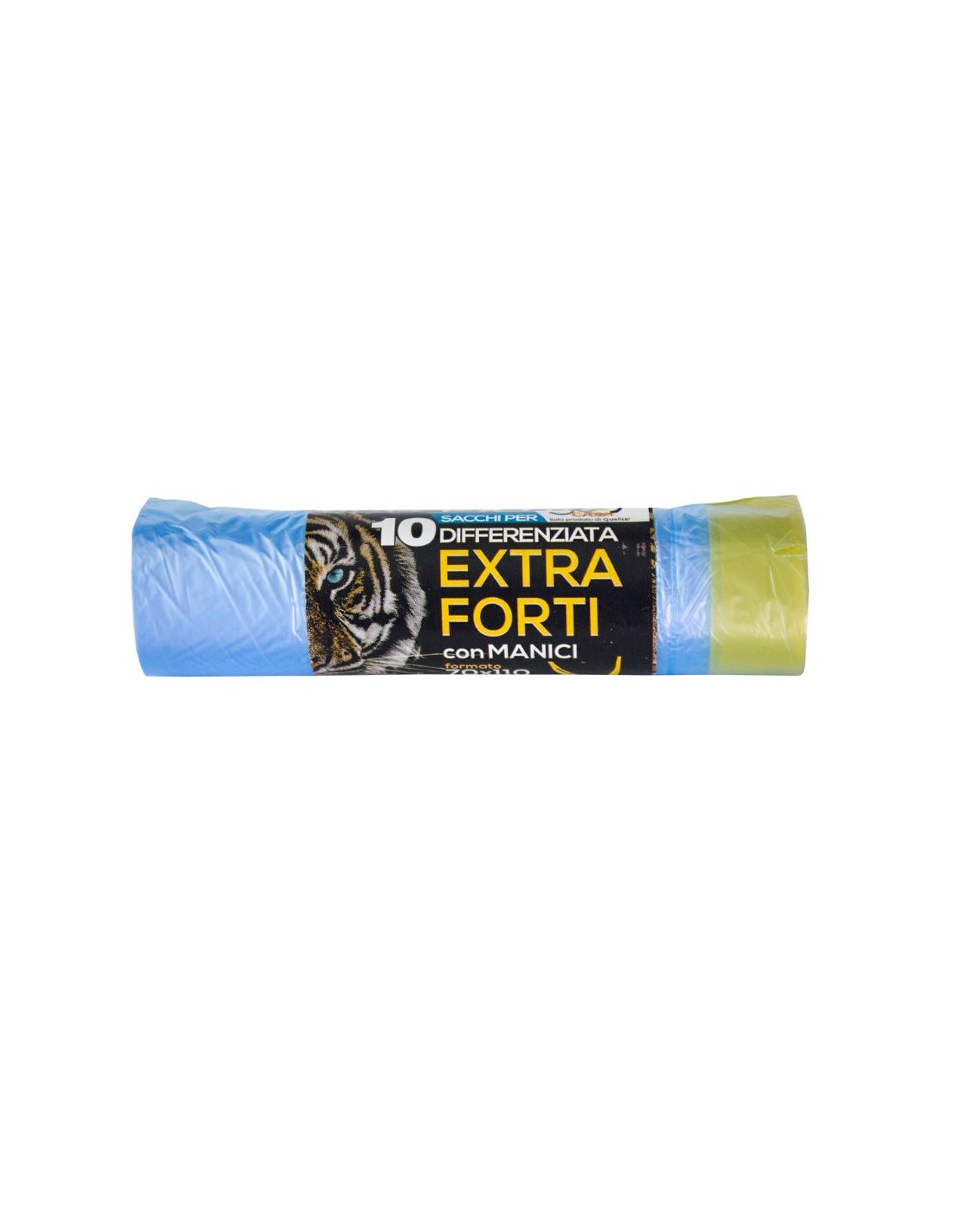 SACCHI IMMONDIZIA: vendita online CONF 10 SACCHI PATT 90LT AZZURRO 70X110 in offerta