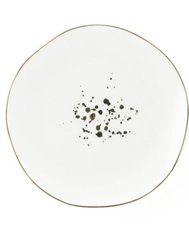 PIATTI: vendita online CONF 6 PIATTO FRUTTA ONIX WHITE DOTS in offerta