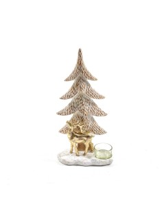 CANDELIERI: vendita online Portacandele Natalizio in Resina 1 Fuoco 29,5x15x8cm di Natale - La Magia di Natale a casa tua in ...