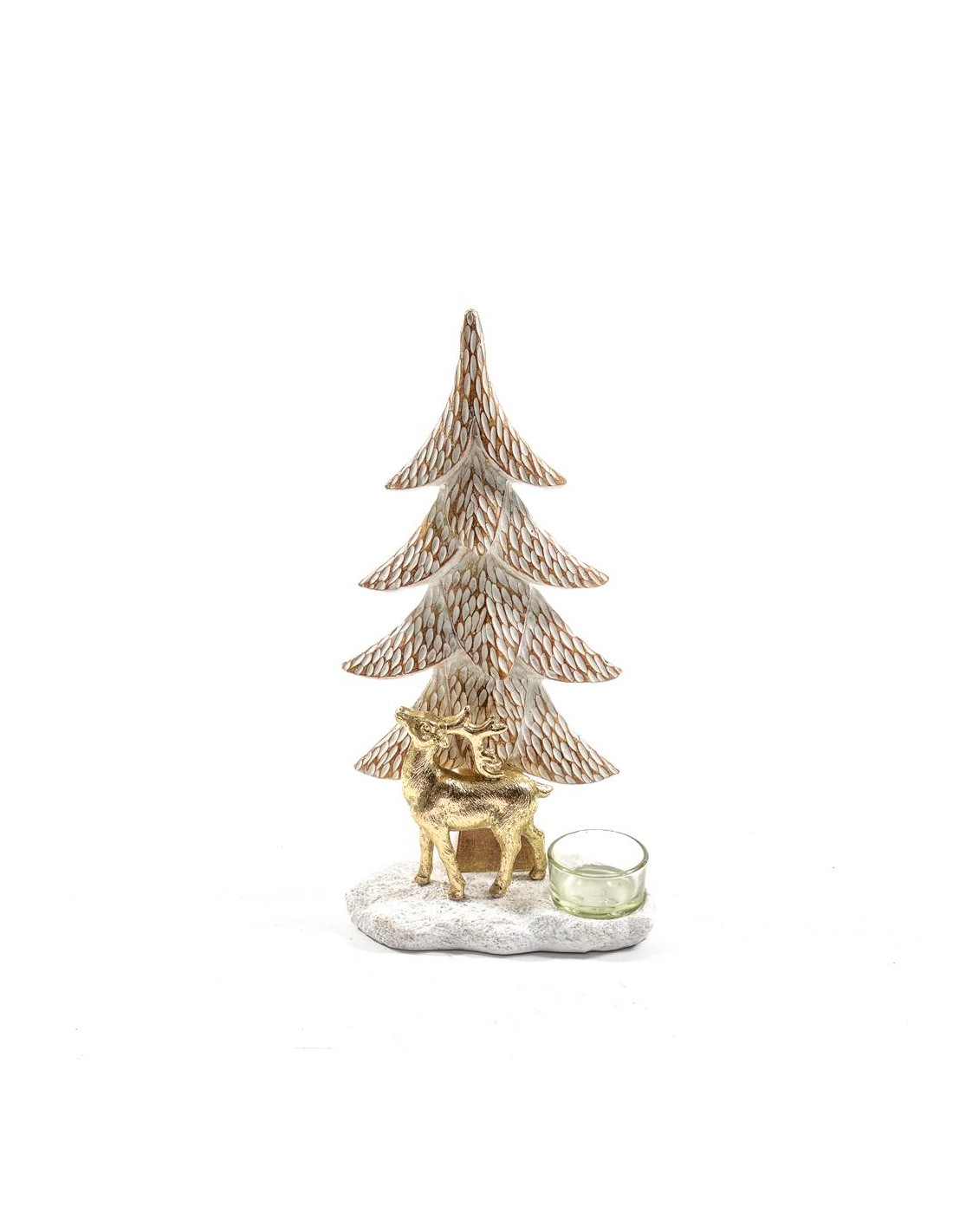 CANDELIERI: vendita online Portacandele Natalizio in Resina 1 Fuoco 29,5x15x8cm di Natale - La Magia di Natale a casa tua in ...