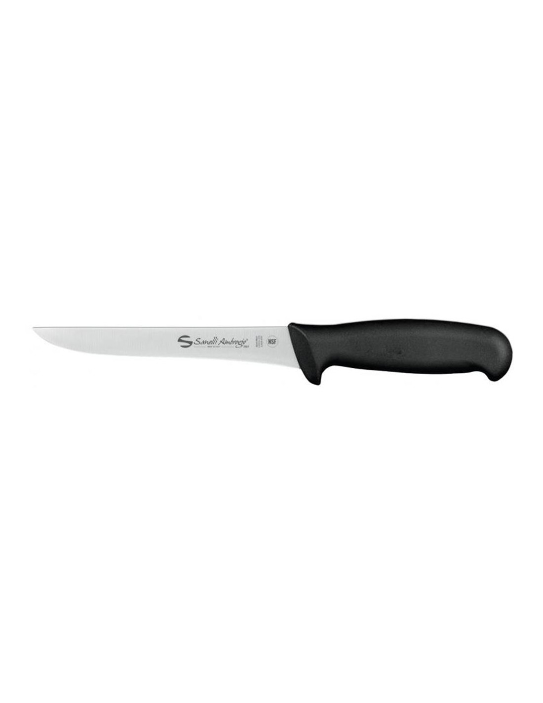 COLTELLO DA DISOSSO STRETTO IN ACCIAIO INOX 18CM 5307.18