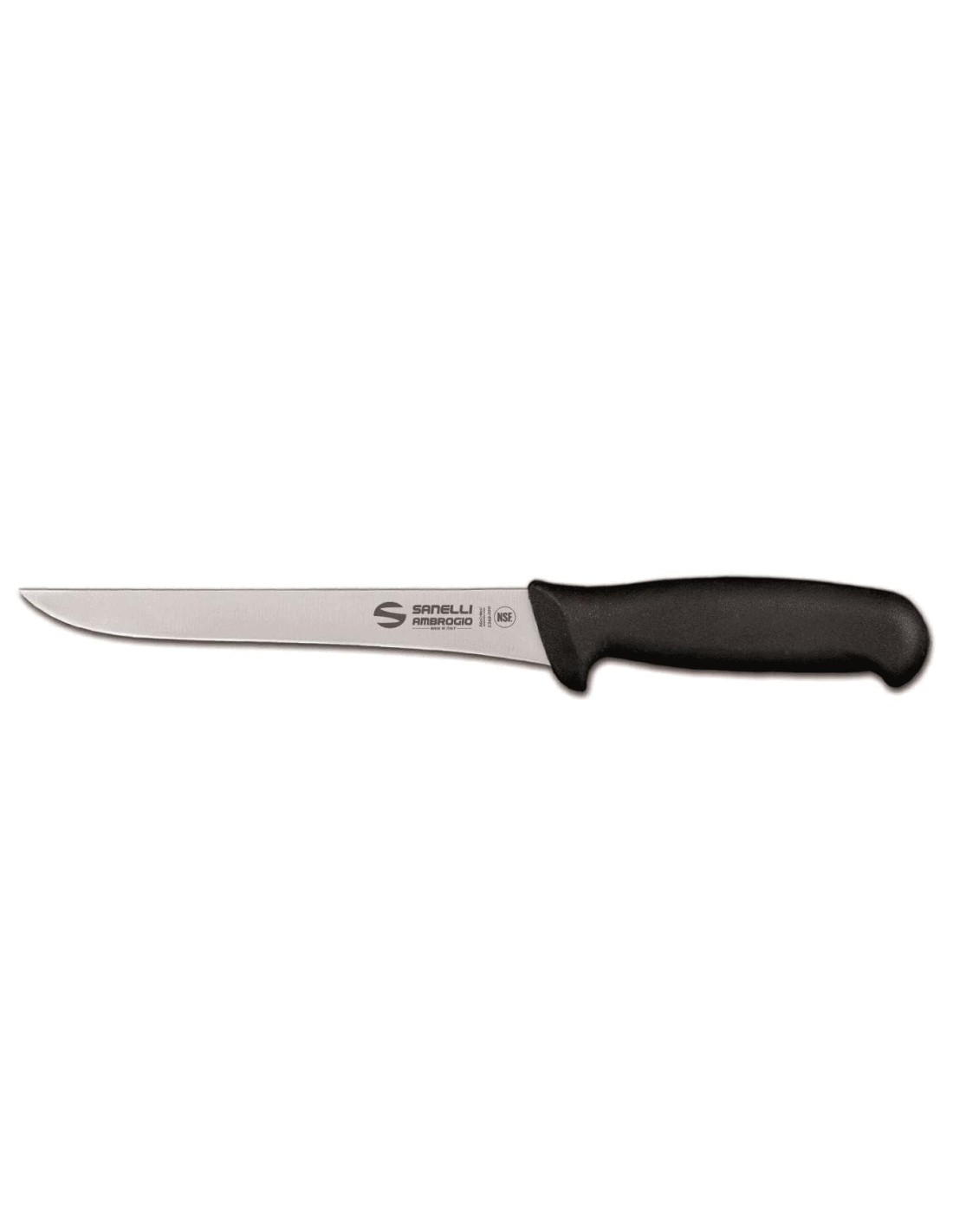 COLTELLO DA DISOSSO STRETTO IN ACCIAIO INOX 18CM 5307.18