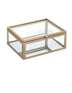 PORTAGIOIE 187741 METALLO/VETRO 10X9X4CM su Shop in Casa