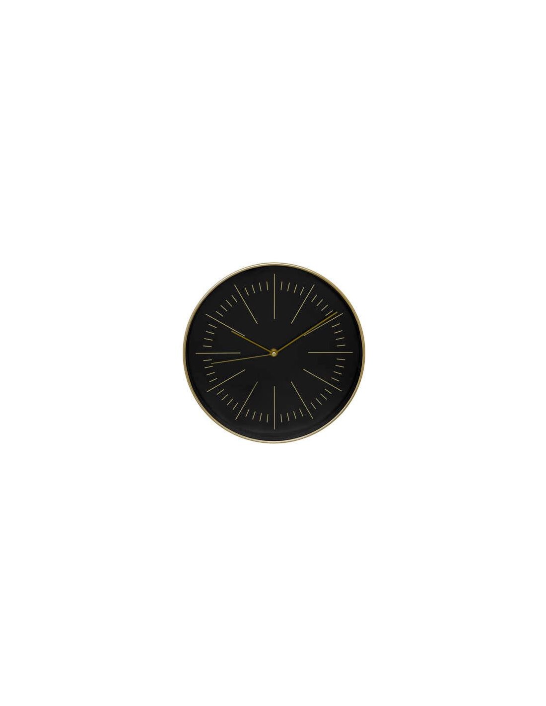 OROLOGIO PARETE 193111A EDITH ORO/NERO 30CM PLASTICA/VETRO su Shop ...