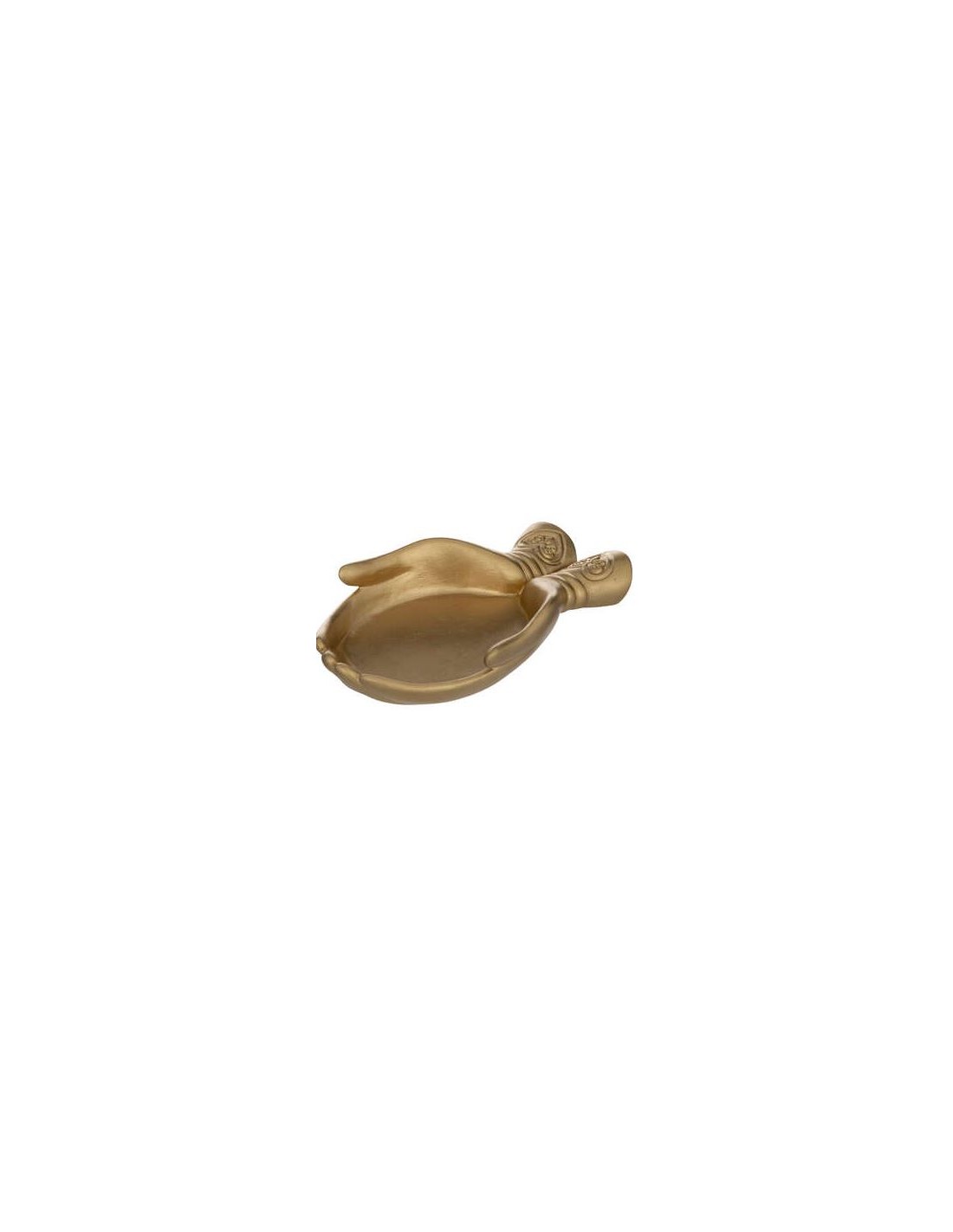 Coppa a forma di mano Main Atmosphera Resina Dorata 4 cm shopincasa.it