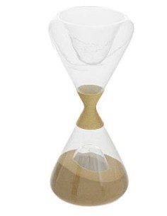 OGGETTISTICA: vendita online CLESSIDRA 195063 VETRO 8X19,5CM in offerta