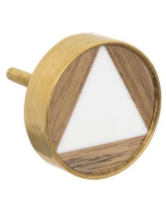 SET 2 POMELLI 195133 RESINA/LEGNO 3,8X4,8CM su Shop in Casa