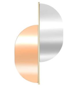 SPECCHIO 195231 COLINE 43X72CM METALLO su Shop in Casa