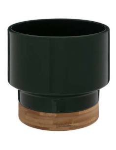 VASO 196719C CERAMICA/BAMBOO VERDE FORESTA 16X15CM su Shop in Casa