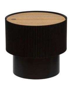TAVOLINO 197740D ENOLA MDF NERO 38,5X35CM su Shop in Casa