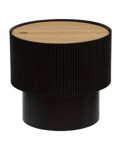 TAVOLINO 197740D ENOLA MDF NERO 38,5X35CM su Shop in Casa