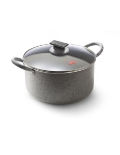 PENTOLE - COPERCHI ALLUMINIO: vendita online Casseruola Tutti Insieme Stone Ø 40 cm con Coperchio in Vetro – Accademia Mugnan...