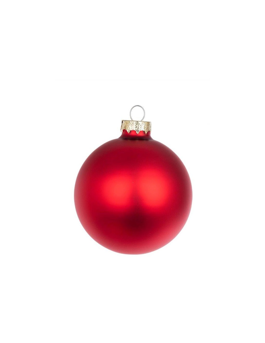 SFERE E PENDAGLI: vendita online Sfera di Natale in Vetro 8 cm Rosso Opaco, Porta la Magia di Natale a Casa Tua con Eleganza ...