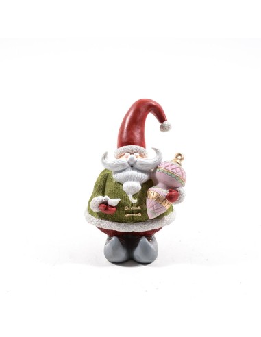 OGGETTISTICA NATALE: vendita online Babbo Natale in Resina 24x12x20cm - La Magia di Natale a casa tua in offerta