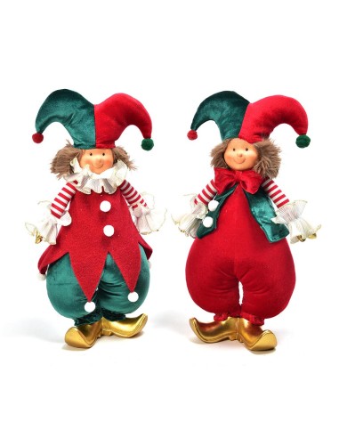OGGETTISTICA NATALE: vendita online Giullare in Piedi di Natale 17x11x39cm - La Magia di Natale porta gioia nella tua casa in...