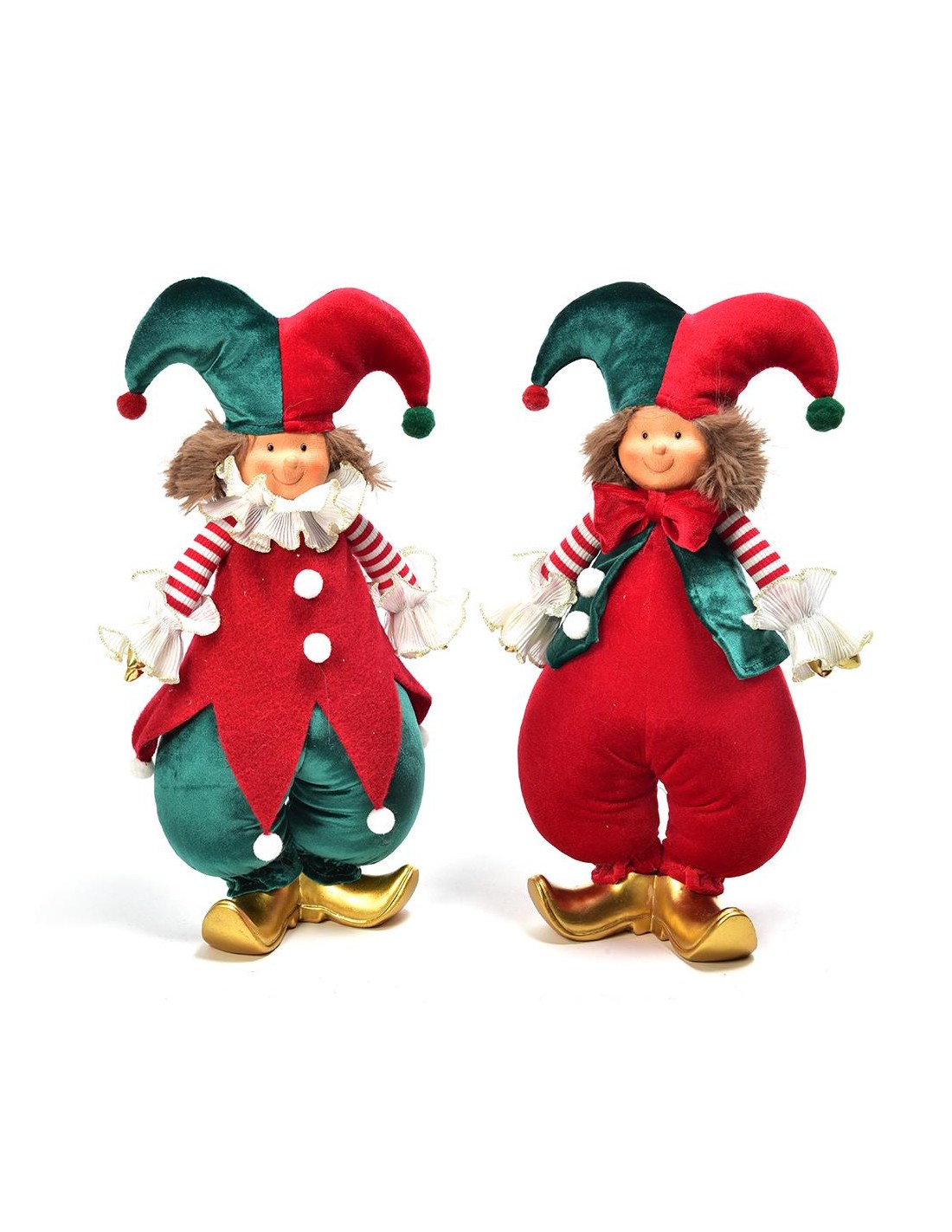 OGGETTISTICA NATALE: vendita online Giullare in Piedi di Natale 17x11x39cm - La Magia di Natale porta gioia nella tua casa in...