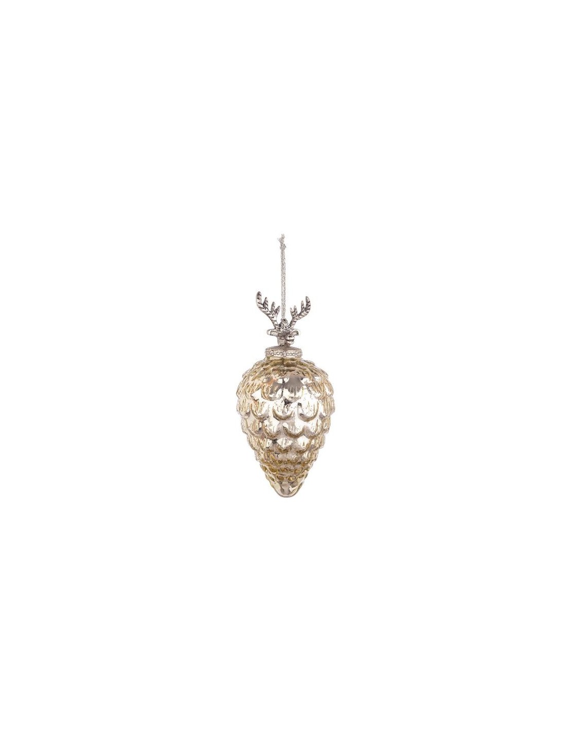 SFERE E PENDAGLI: vendita online Pendente Pigna Decorum Oro, Elegante Decorazione Natalizia per Aggiungere la Magia di Natale...