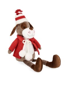 OGGETTISTICA NATALE: vendita online Cane di Natale Camillo Legs con Giacca, 22x14x64cm, La Magia di Natale per Decorazioni Fe...